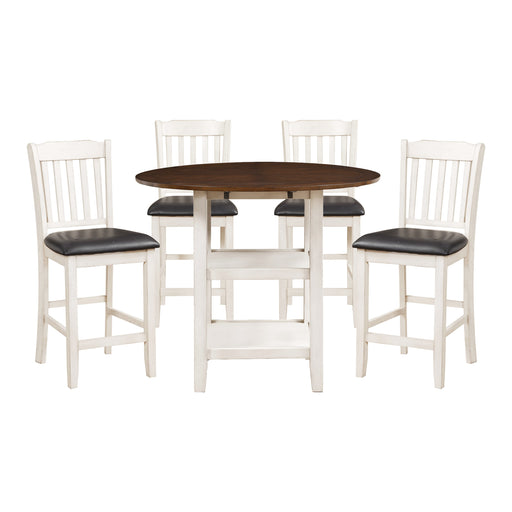 Kiwi 5pc Set (TB+4S) in White/Cherry/Brown - 5162WW-36*5 image