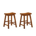 Saddleback 24 Counter Height Stool, RTA in Oak - 5302A-24 image