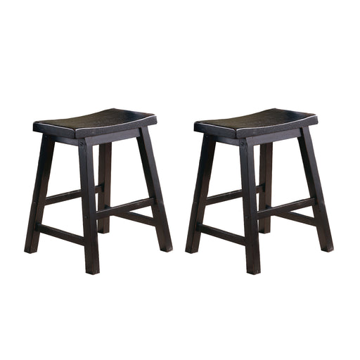 Saddleback 18 Dining Stool, RTA in Black - 5302BK-18 image