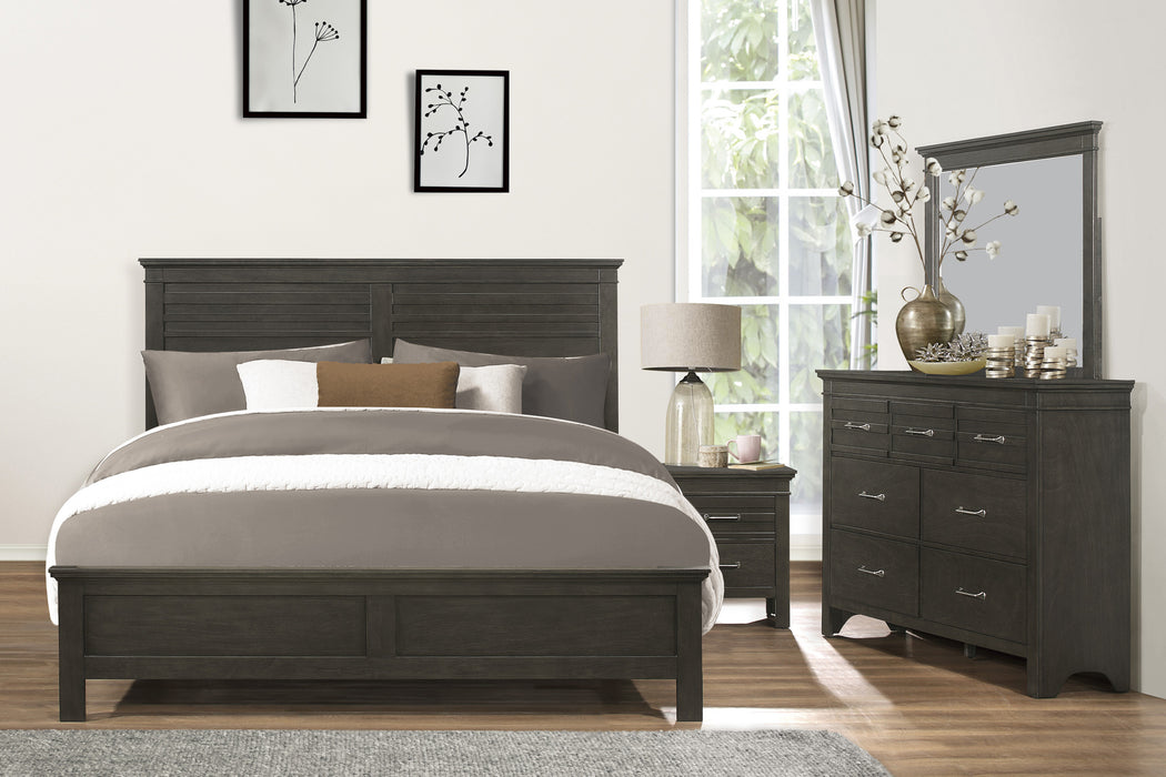 Blaire Farm Eastern King Bed in Gray - 1675K-1EK