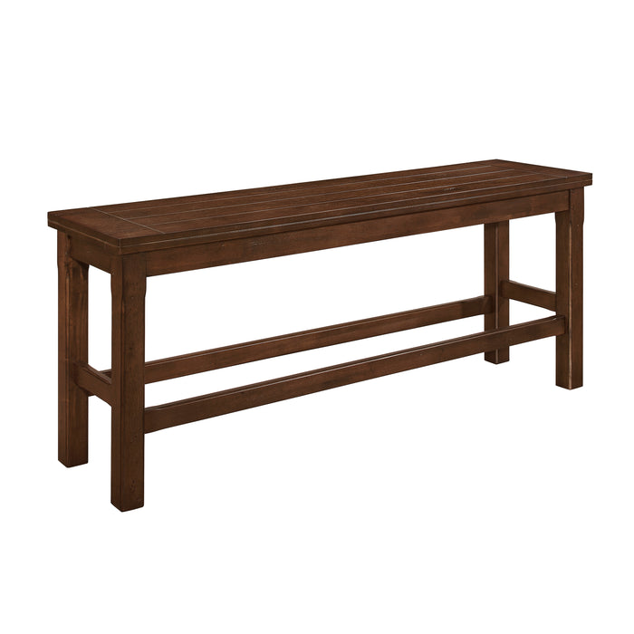 Schleiger Counter Height Bench in Brown - 5400-24BH