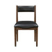 Clive Side Chair in Black/Cherry - 5413S image