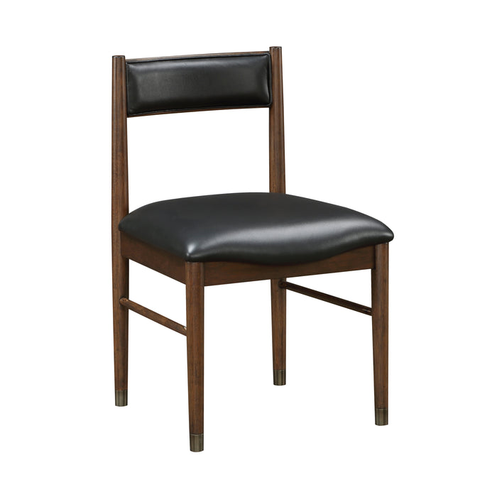 Clive Side Chair in Black/Cherry - 5413S