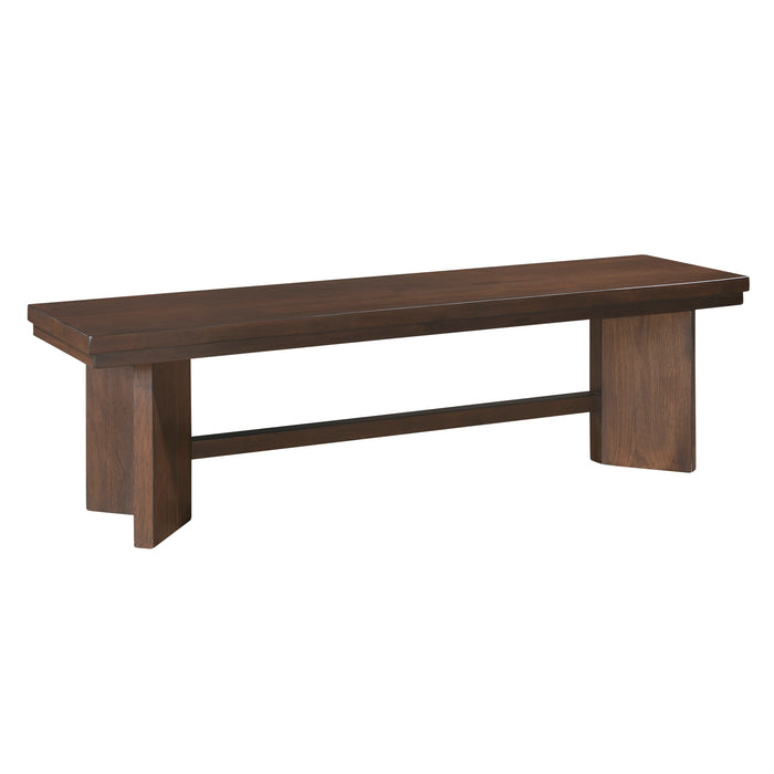 Franco Bench in Brown/Walnut - 5414-13