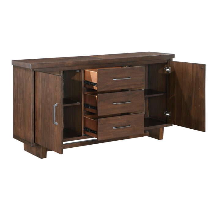 Franco Server in Brown/Walnut - 5414-40