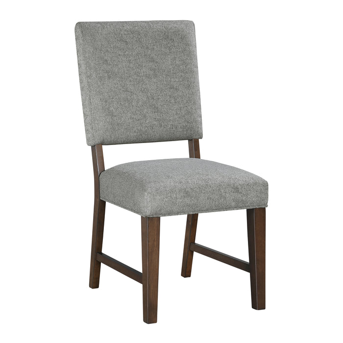 Franco Side Chair in Brown/Gray/Walnut - 5414S