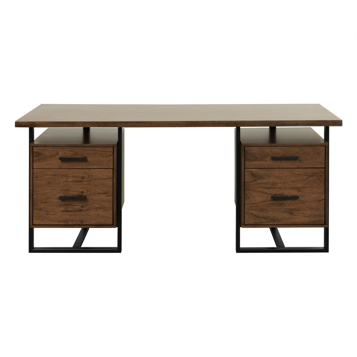 Sedley (3) Writing Desk in Black/Brown - 5415RF-15* image