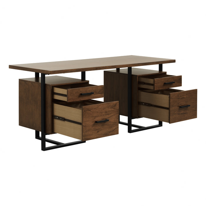 Sedley (3) Writing Desk in Black/Brown - 5415RF-15*