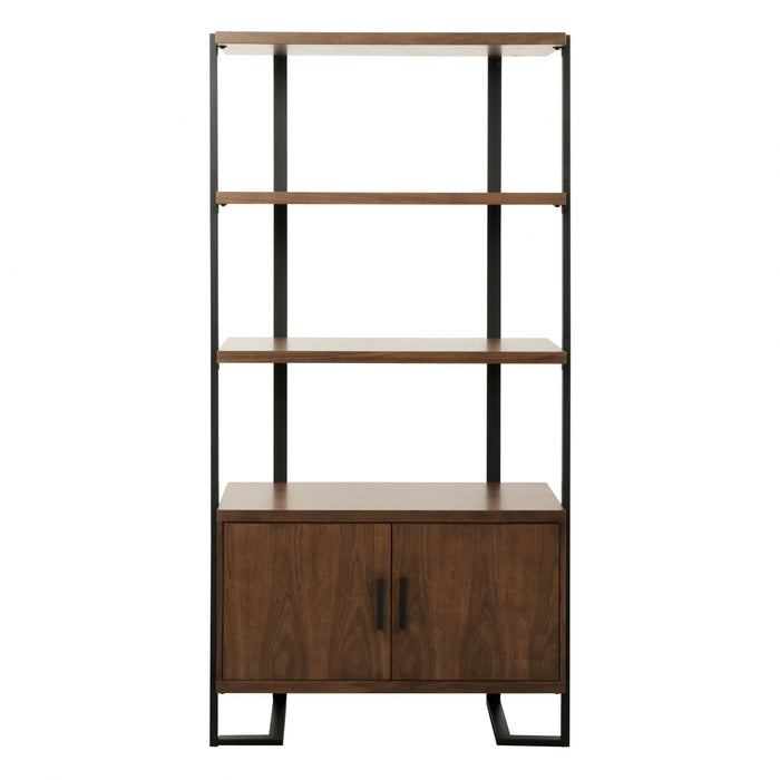 Sedley (2) Bookcase in Black/Brown - 5415RF-17* image