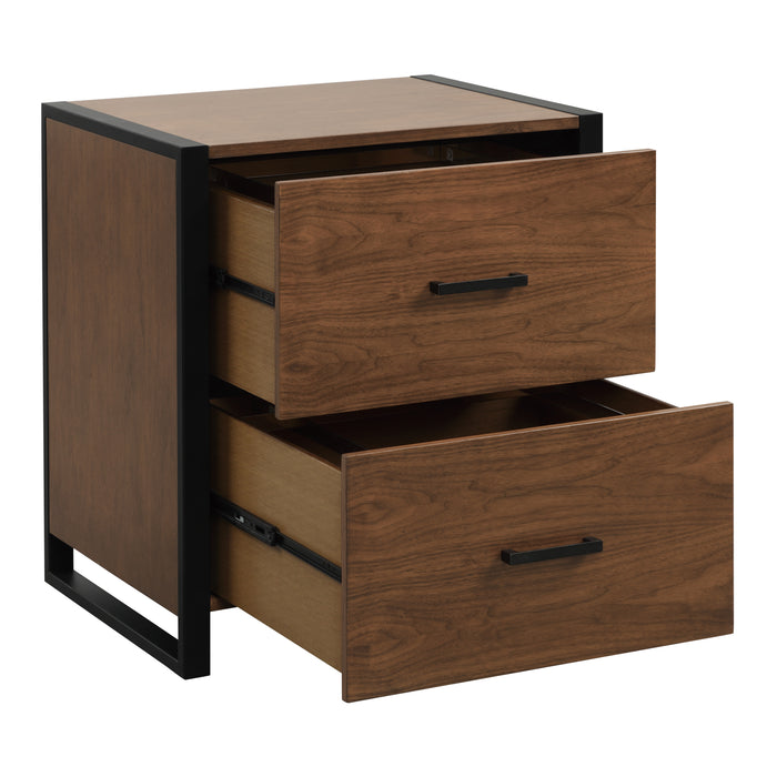 Sedley File Cabinet in Black/Brown - 5415RF-18