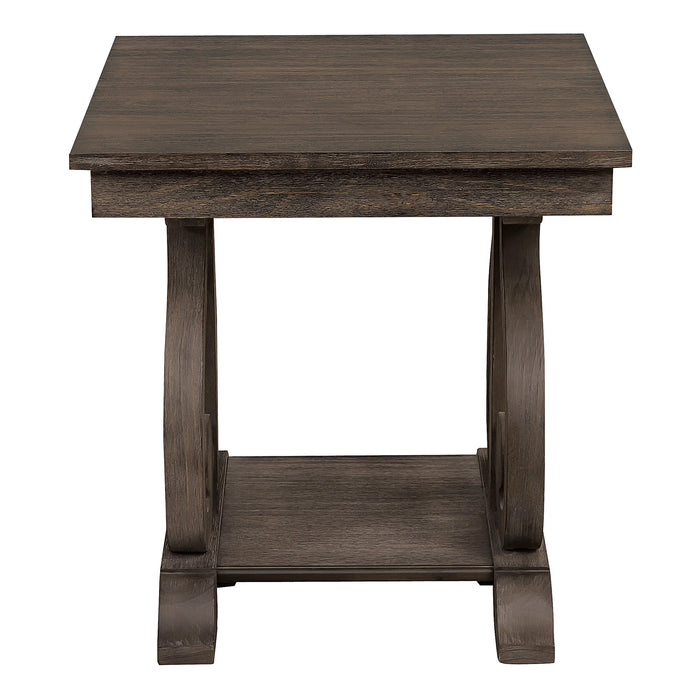 Toulon End Table in Brown/Dark Oak - 5438-04 image