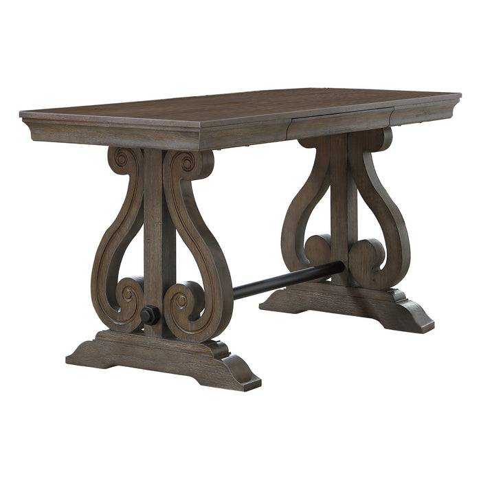 Toulon Writing Desk in Brown/Dark Oak - 5438-15