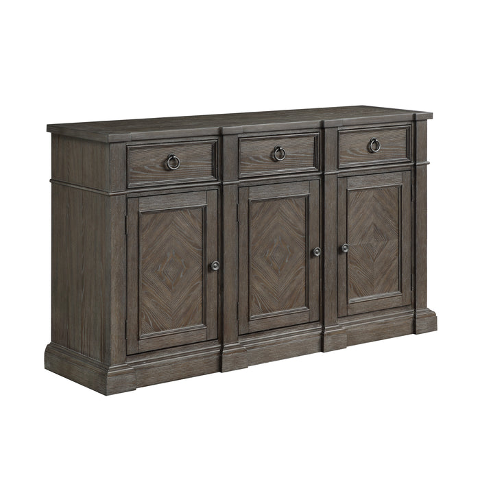 Sarasota Server with 3 Drawers and 3 Doors in Brown - 5441-40N