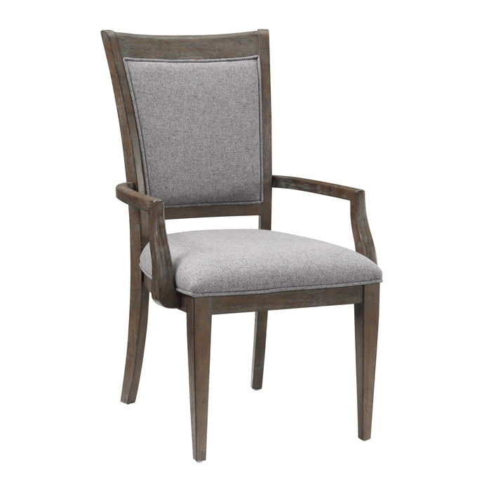 Sarasota Arm Chair in Brown/Gray - 5441A