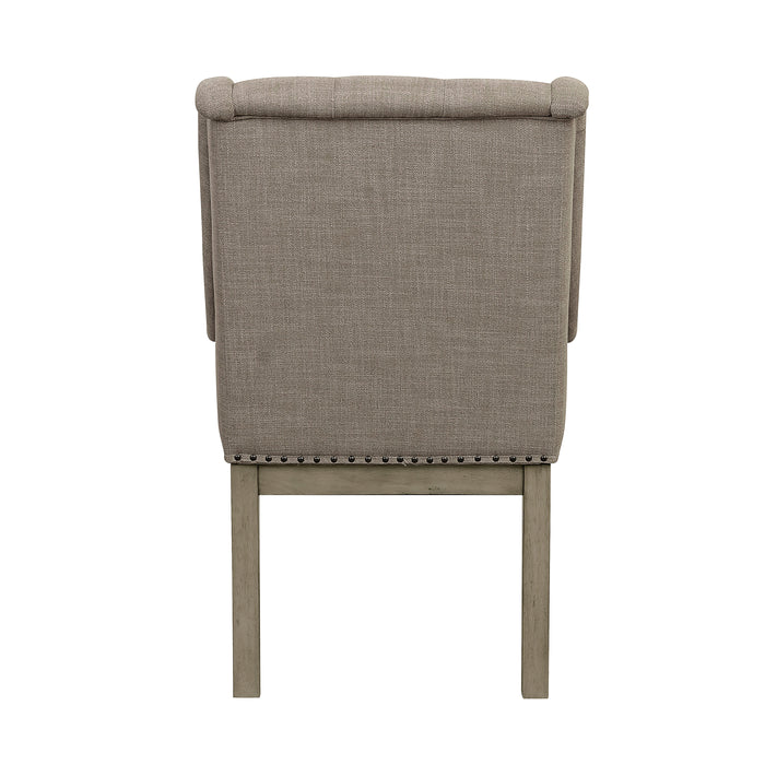 Vermillion Arm Chair in Gray/Taupe/Beige - 5442A