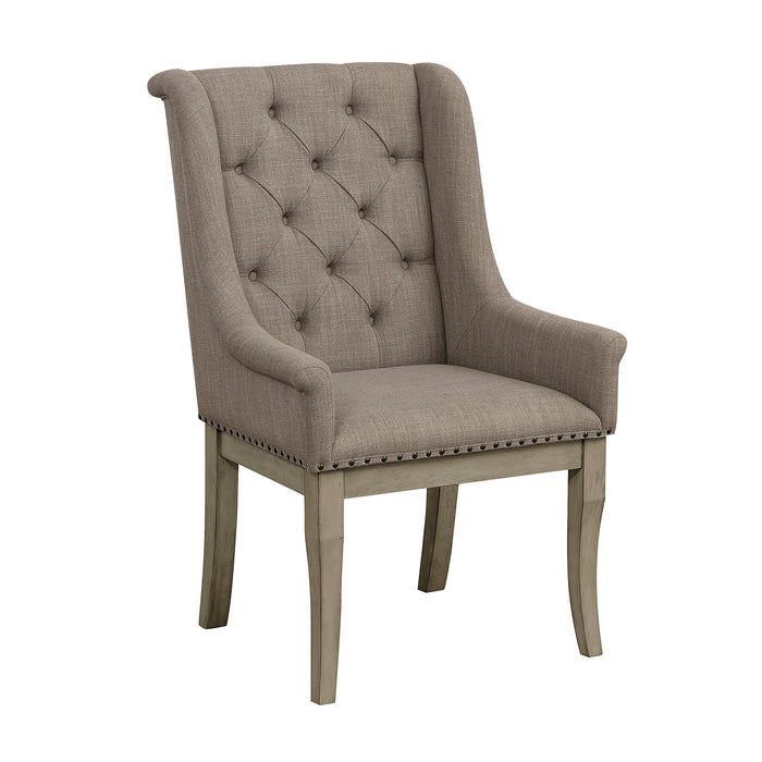 Vermillion Arm Chair in Gray/Taupe/Beige - 5442A