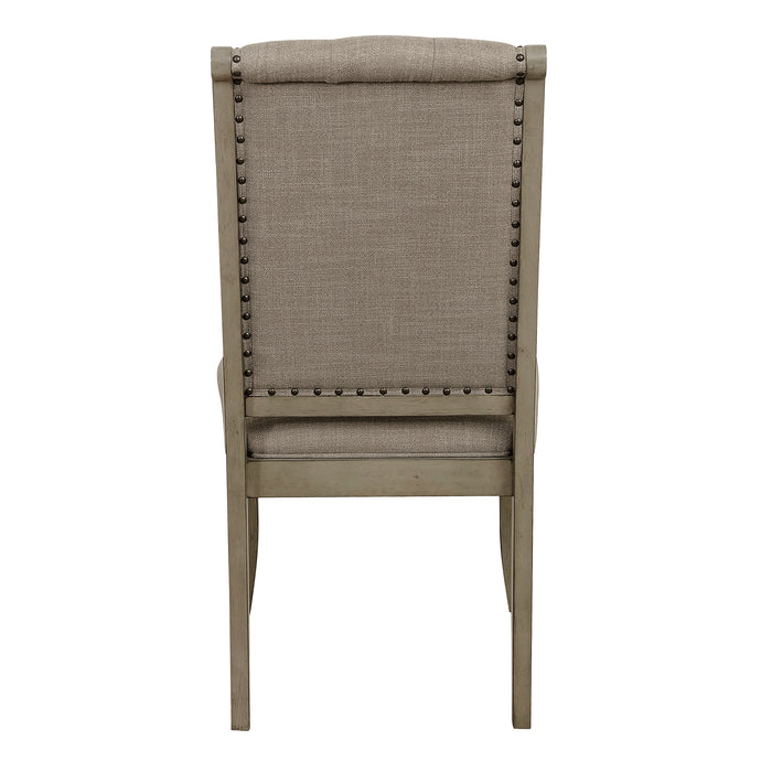 Vermillion Side Chair in Taupe/Gray/Beige - 5442S