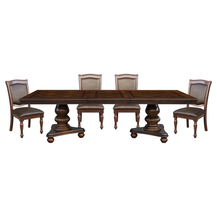 Lordsburg 5pc Set (TB+4S) in Brown/Cherry - 5473-103*5