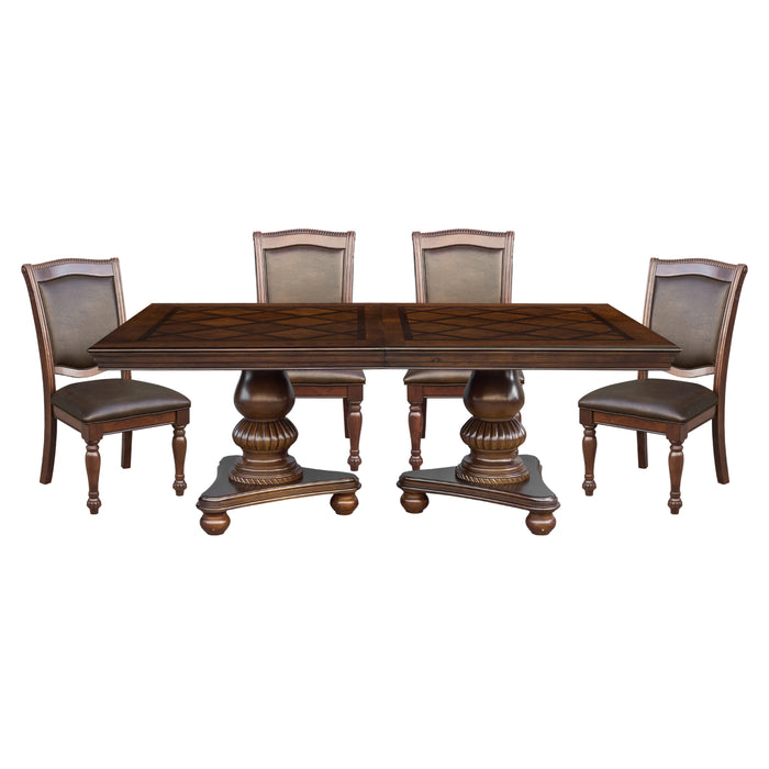 Lordsburg 5pc Set (TB+4S) in Brown/Cherry - 5473-103*5 image