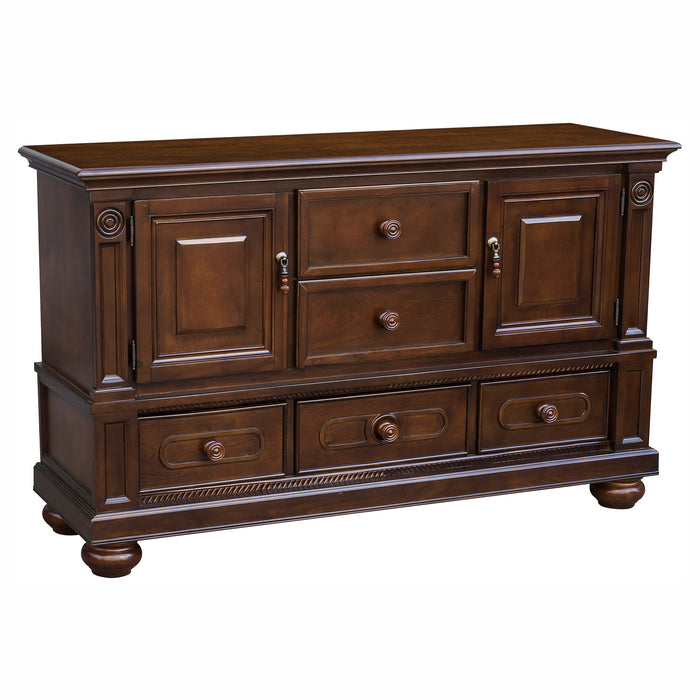 Lordsburg Buffet/Server in Brown/Cherry - 5473-55