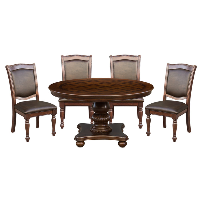 Lordsburg 5pc Set (TB+4S) in Brown/Cherry - 5473-54*5 image