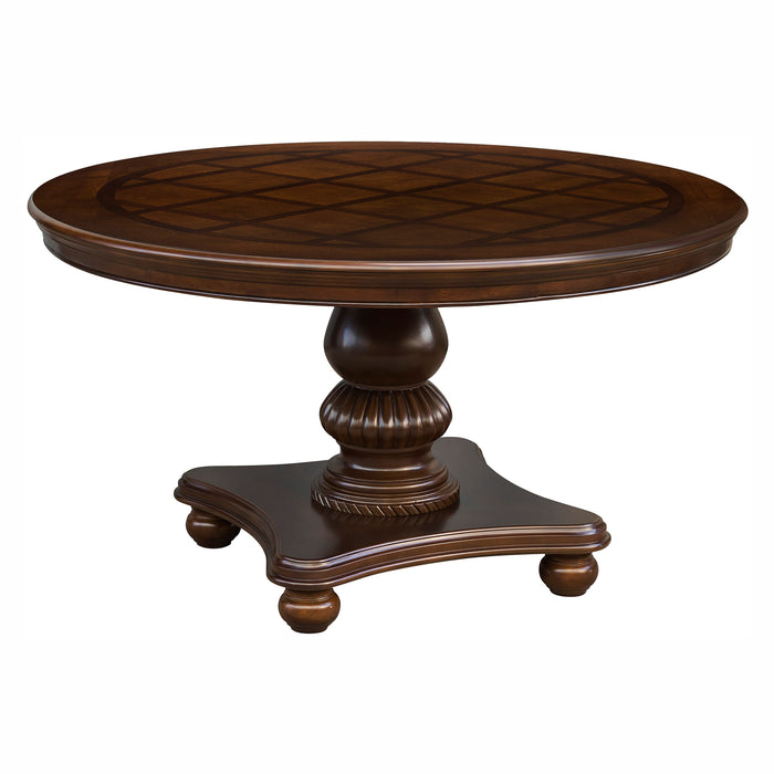 Lordsburg Round Dining Table in Brown/Cherry - 5473-54*