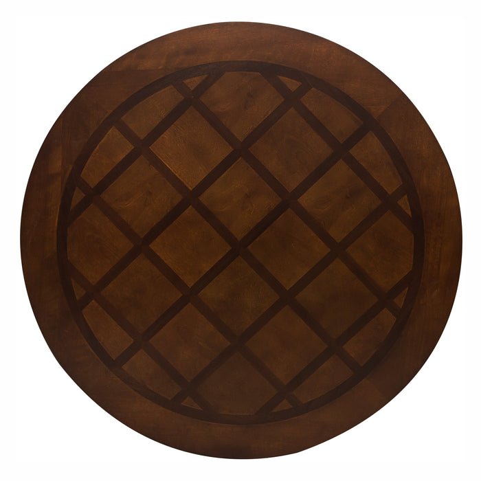 Lordsburg Round Dining Table in Brown/Cherry - 5473-54*