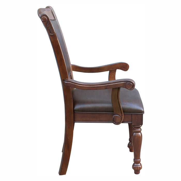 Lordsburg ARM CHAIR in Cherry/Brown - 5473A