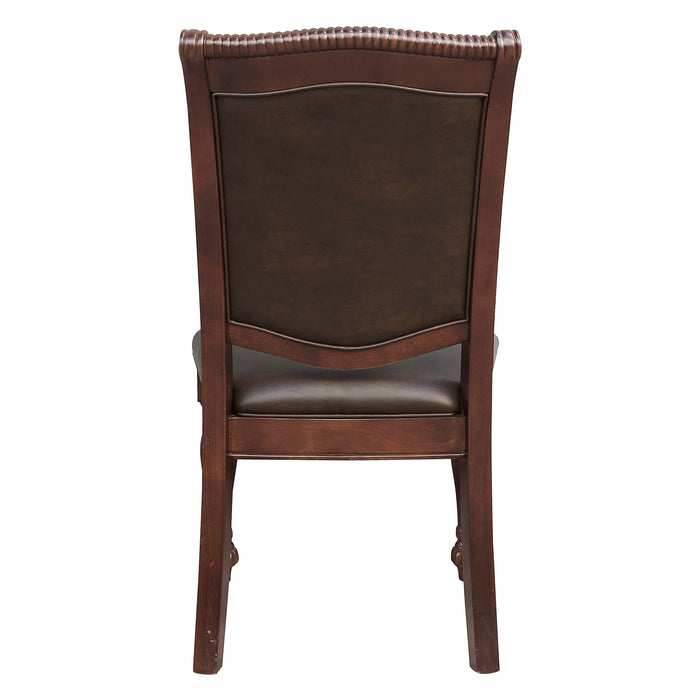 Lordsburg SIDE CHAIR in Brown/Cherry - 5473S