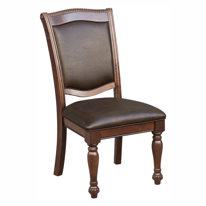 Lordsburg SIDE CHAIR in Brown/Cherry - 5473S