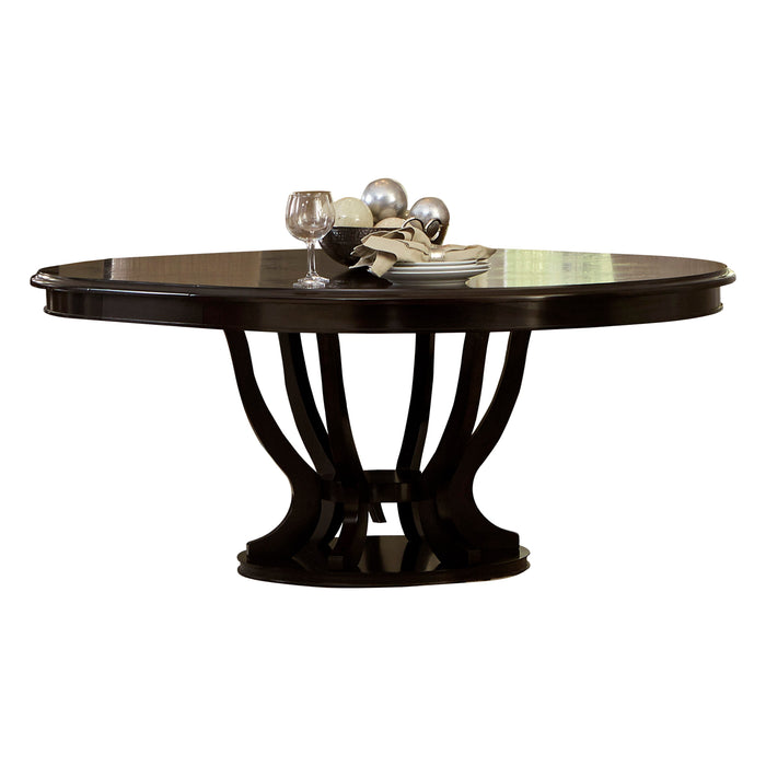 Savion Round/Oval Dining Table in Espresso - 5494-76* image