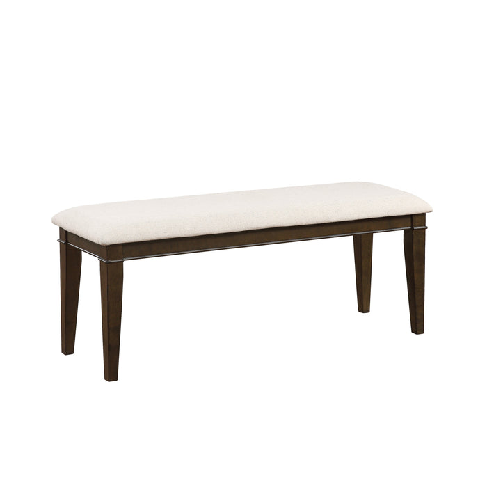 Makah Bench in Beige/Brown - 5496-13