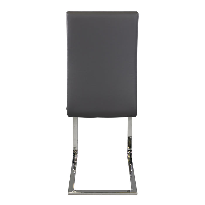 Yannis Side Chair in Gray/Metallic - 5503S