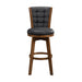 Medford Swivel Pub Height Chair in Black/Chestnut - 5505-29BKS image