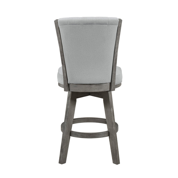 Corvallis Swivel Counter Height Chair in Gray - 5507-24GYS