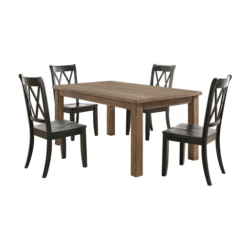 Janina 5pc Set (TB+4S) in Black/Natural - 5516-66*5BKS image