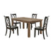 Janina 5pc Set (TB+4S) in Black/Natural - 5516-66*5BKS image