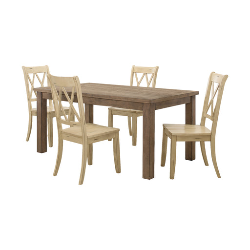 Janina 5pc Set (TB+4S) in Beige/Natural - 5516-66*5BMS image