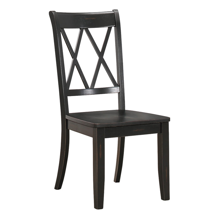 Janina Side Chair, Black in Black - 5516BKS image