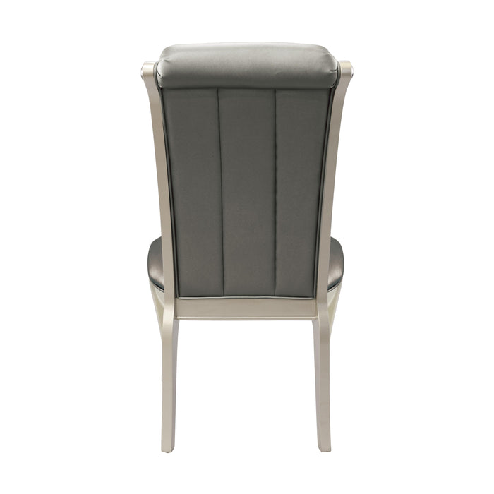 Crawford Side Chair in Gold/Silver/Champagne - 5546S