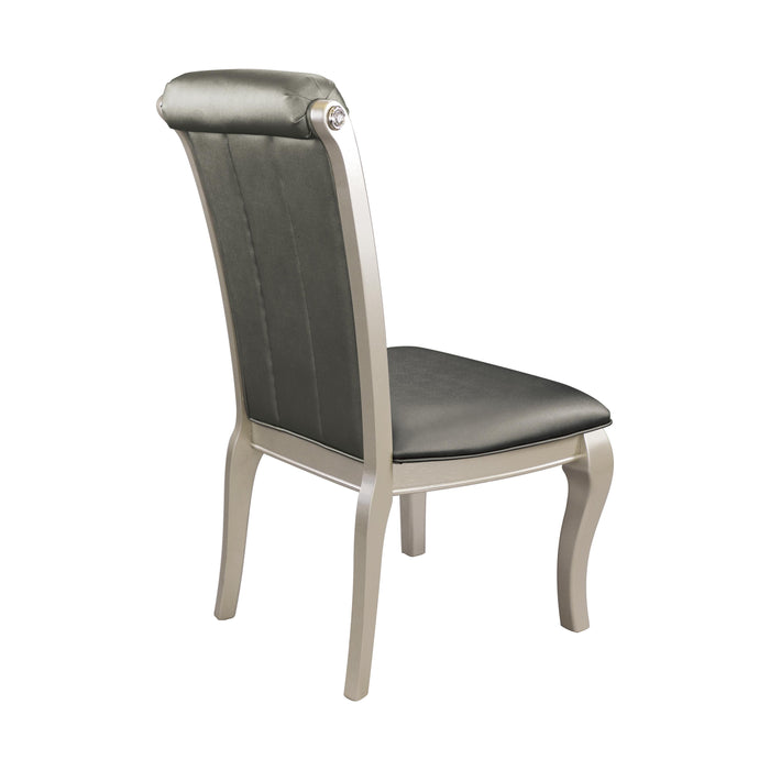 Crawford Side Chair in Gold/Silver/Champagne - 5546S