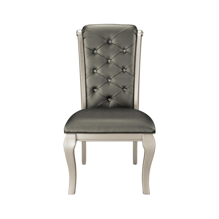 Crawford Side Chair in Gold/Silver/Champagne - 5546S image