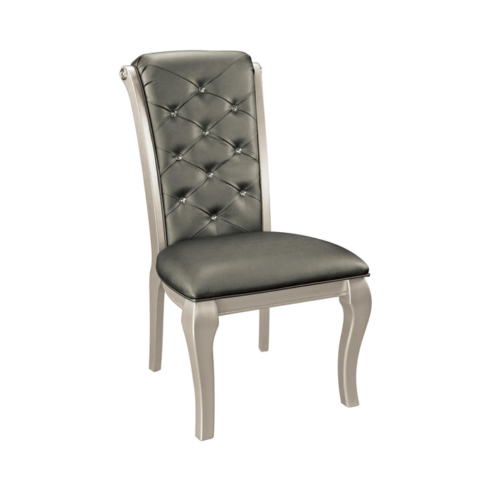 Crawford Side Chair in Gold/Silver/Champagne - 5546S