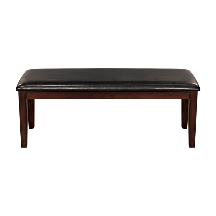 Mantello Bench in Brown/Cherry - 5547-13 image