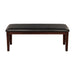 Mantello Bench in Brown/Cherry - 5547-13 image