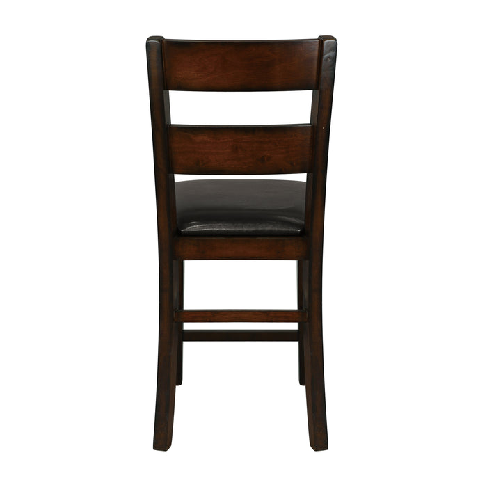 Mantello Counter Height Chair in Brown/Cherry - 5547-24