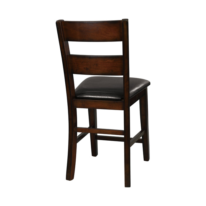 Mantello Counter Height Chair in Brown/Cherry - 5547-24