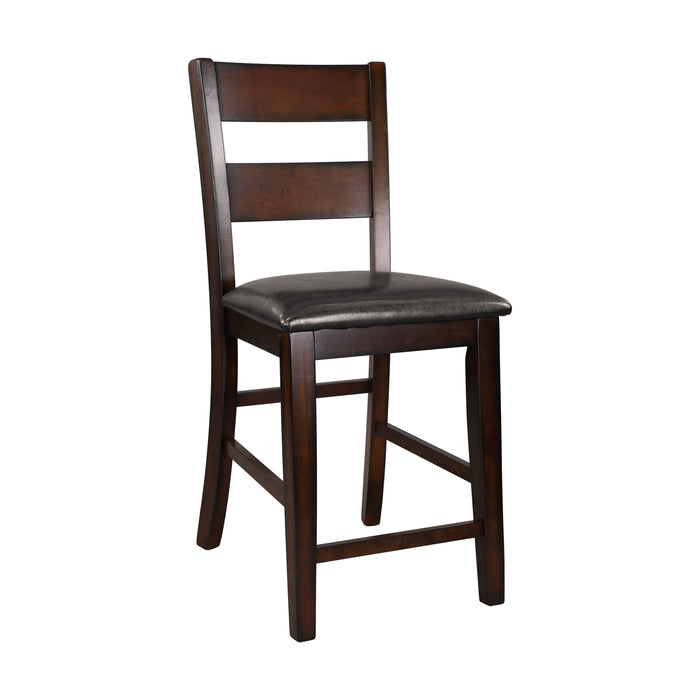 Mantello Counter Height Chair in Brown/Cherry - 5547-24