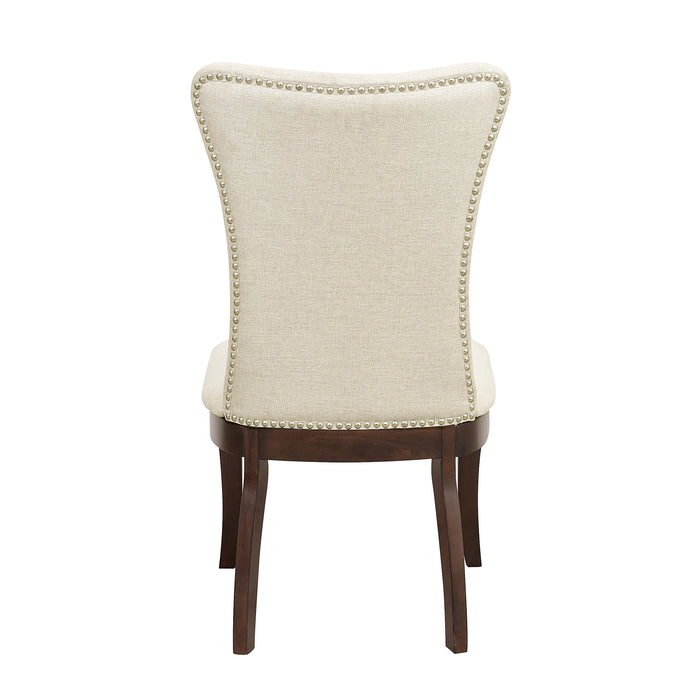 Oratorio Side Chair in Cherry/White - 5562S