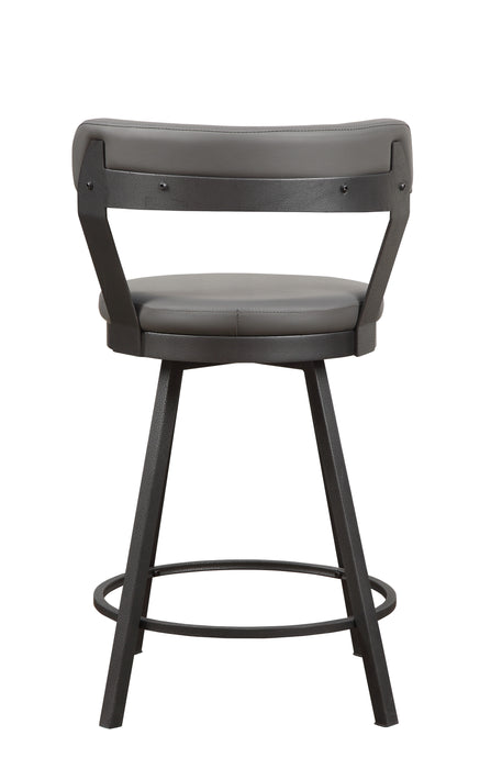 Appert Swivel Counter Height Chair, Gray in Gray - 5566-24GY